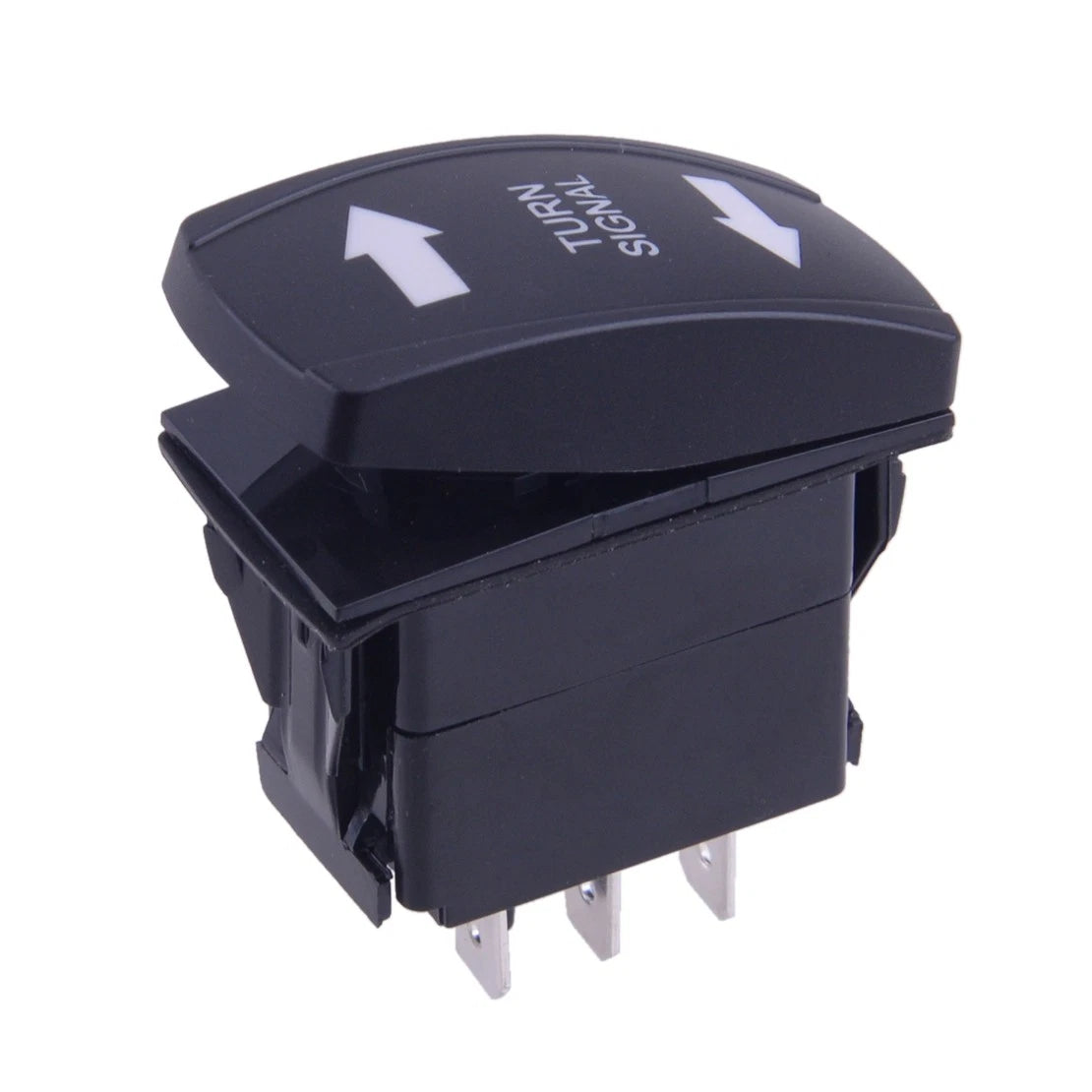 Green LED Turn Signal Rocker Switch for Boat SUV ATV UTV Motorcycle