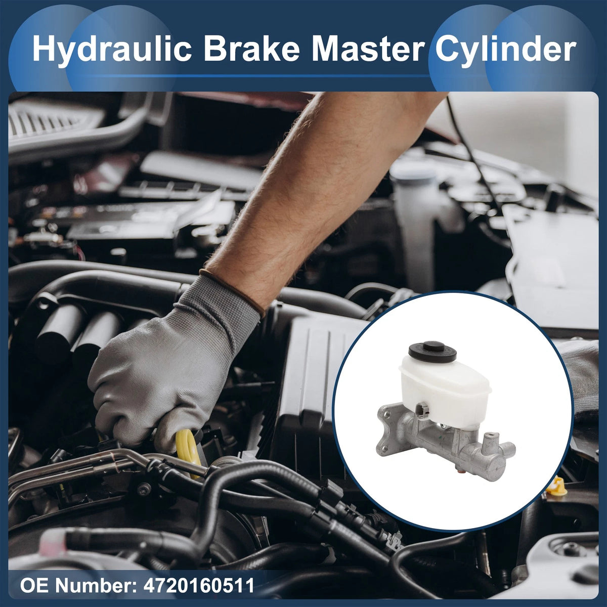 Brake Master Cylinder for Toyota Land Cruiser Prado 3.0 (1993-1996)