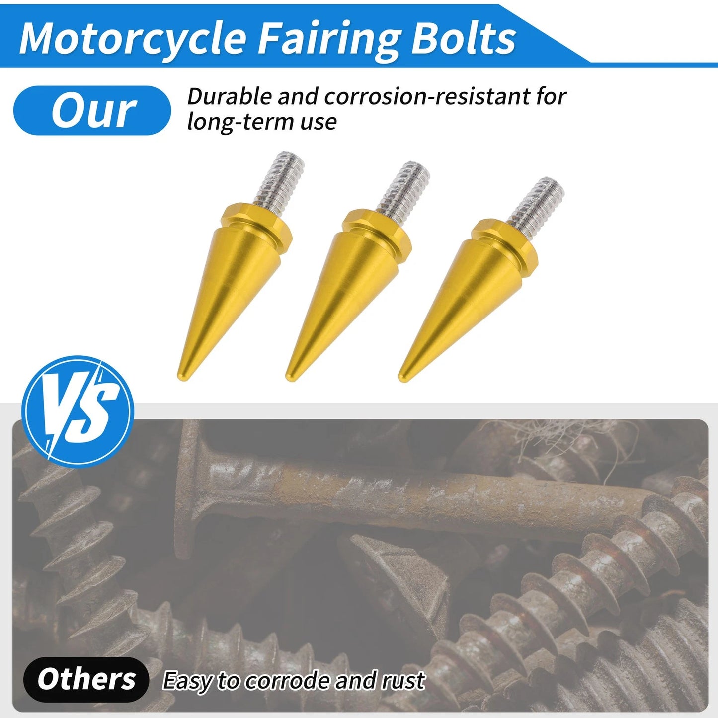 Windshield Bolts for Harley Davidson Street Glide (1996–2013)
