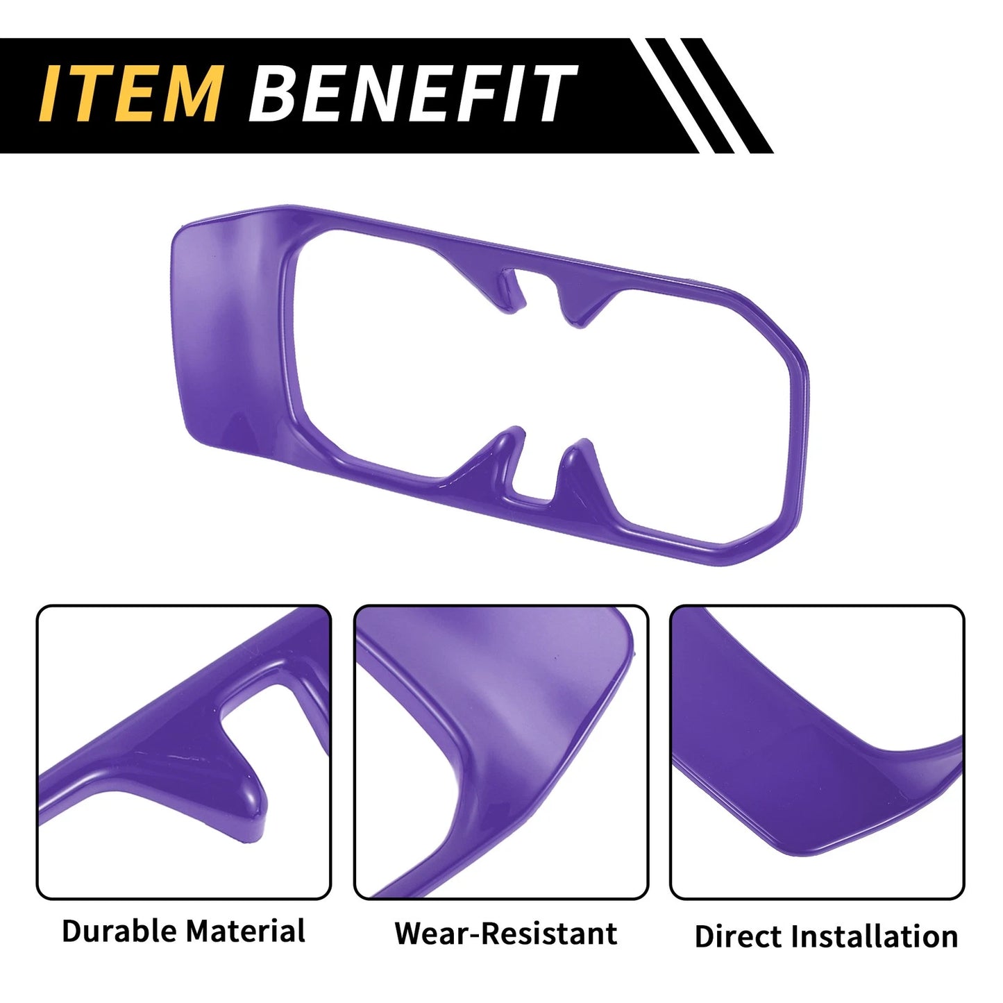 Cup Holder Cover Trim for Jeep Wrangler JL JLU (2018-2024) Purple 1 x Pc
