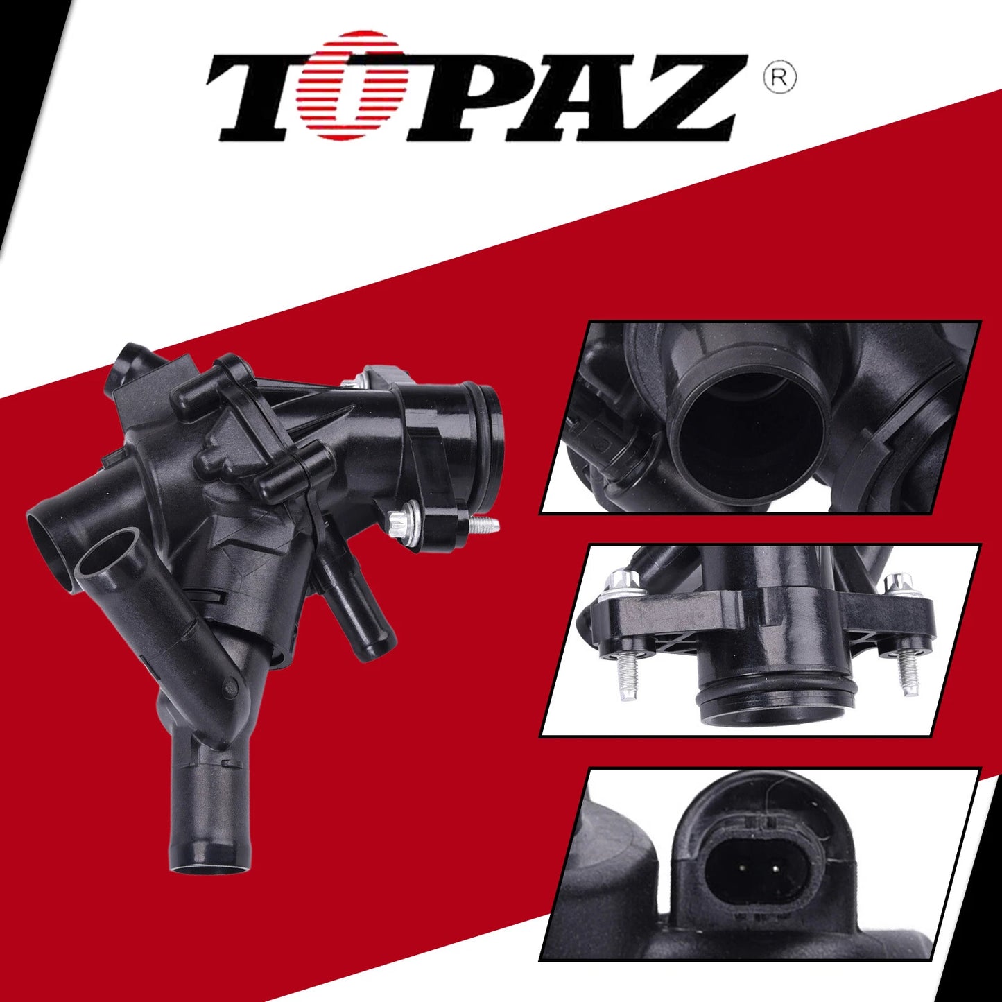 Turbo Engine Thermostat & Housing for Mercedes W246 W176 C117 X117 X156 (2012-2020)