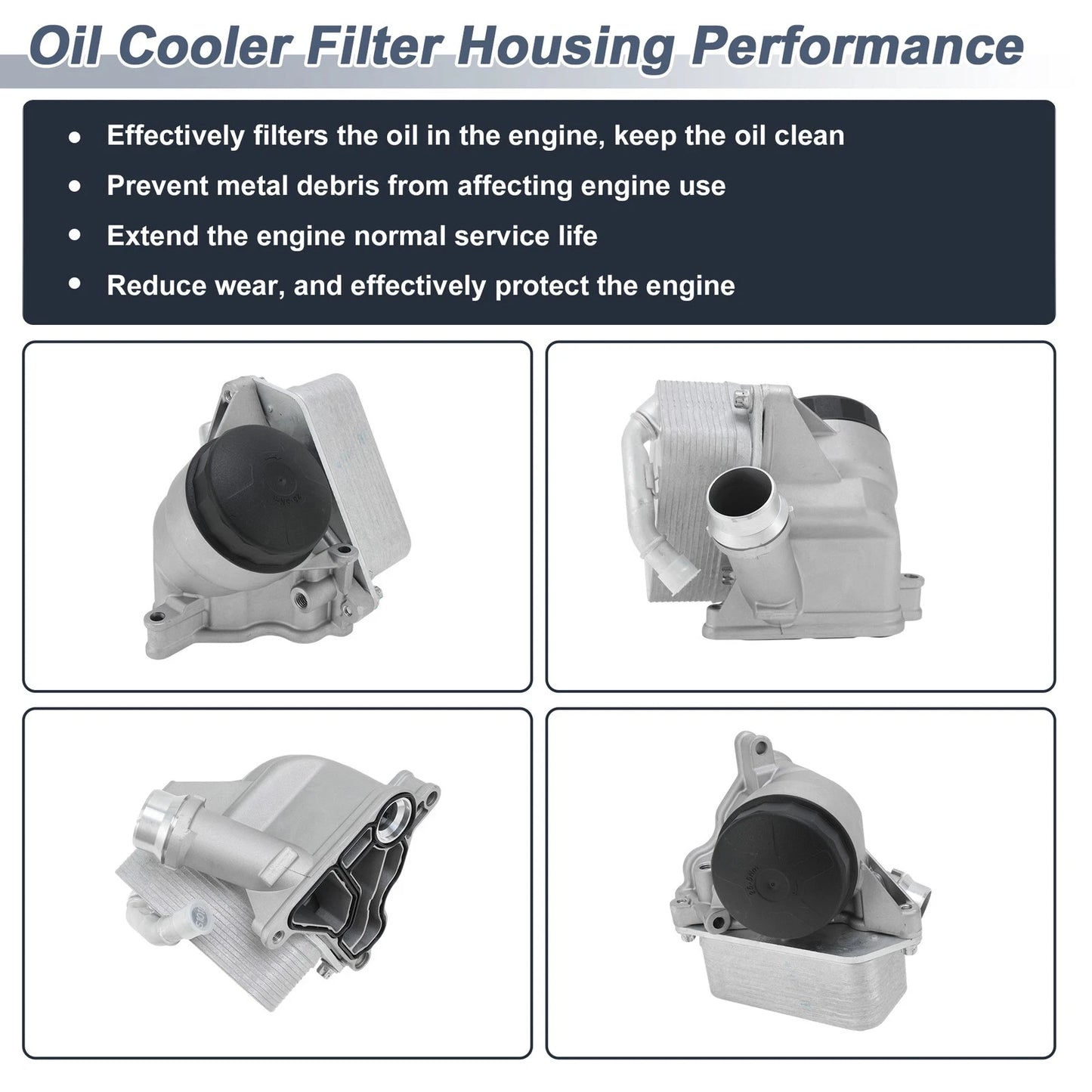 Engine Oil Filter Housing for BMW E91 328i L4 2.0L (2012)