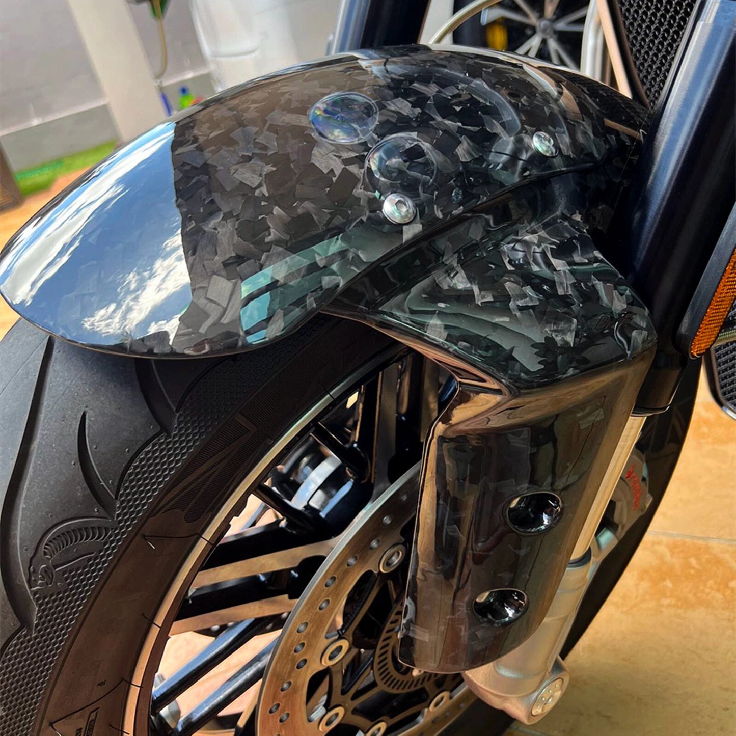 Front Fender Mudguard Cover for Triumph Rocket 3 (2020-2022)