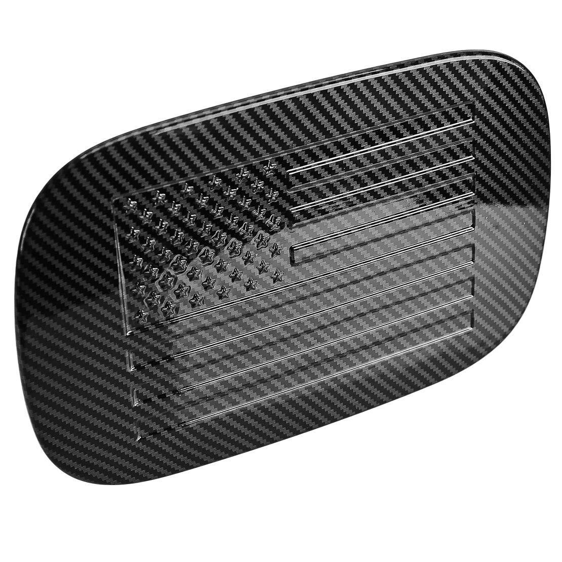 Carbon Fiber Look Fuel Tank Gas Door Cover for Dodge Durango (2011-2021)