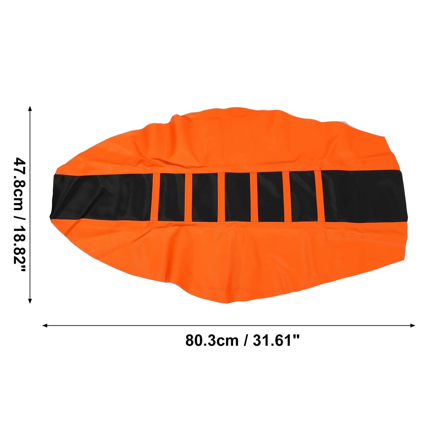 Seat Cover for Motorcycle Pit Dirt Bike Orange Black