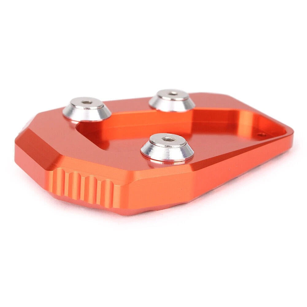 Orange Kickstand Side Foot Stand Extension Pad for Yamaha MT09 (2013-2016)