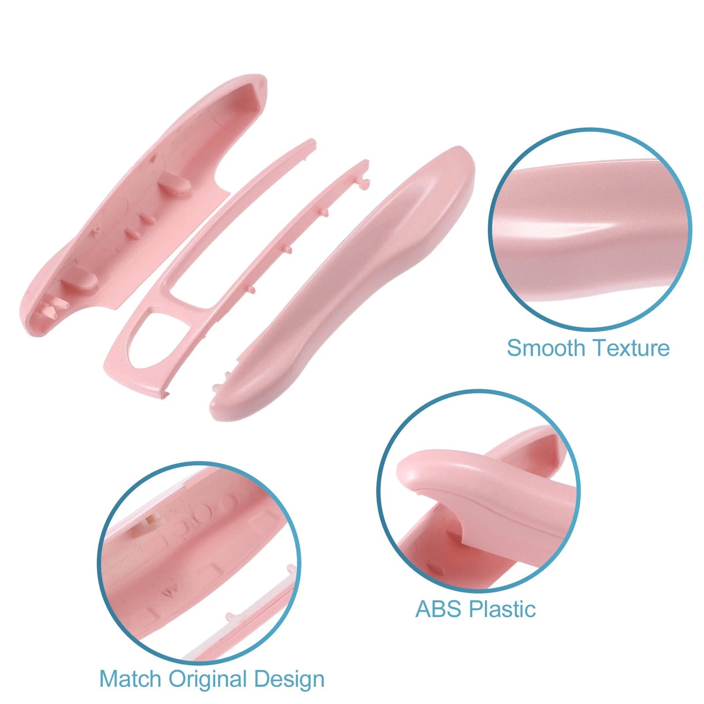 Set Car Key Shell Cover Case for Porsche Taycan 911 Pink (2020-2021)