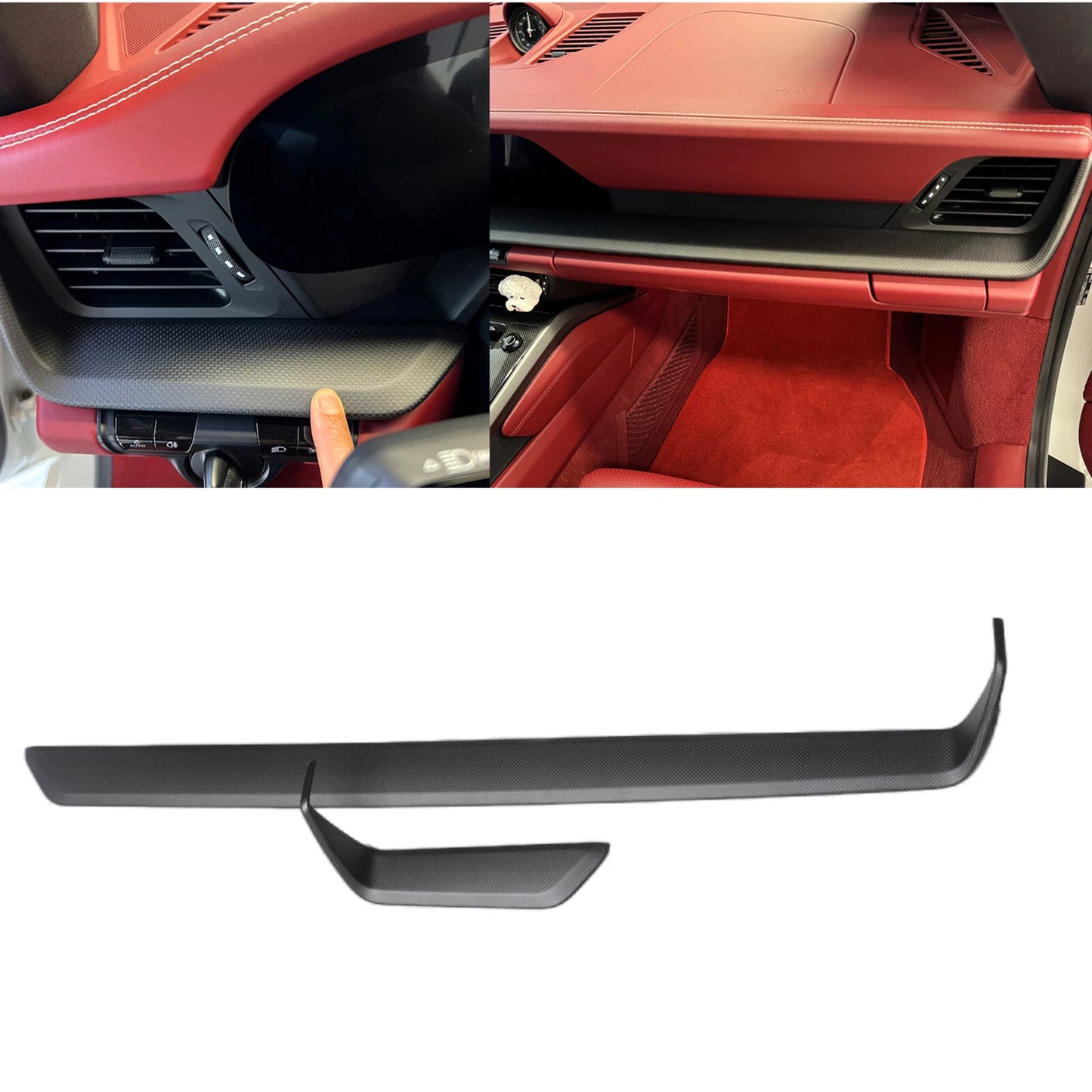 Dashboard Vent Trim Cover for Porsche 911 992 (2019-2024)