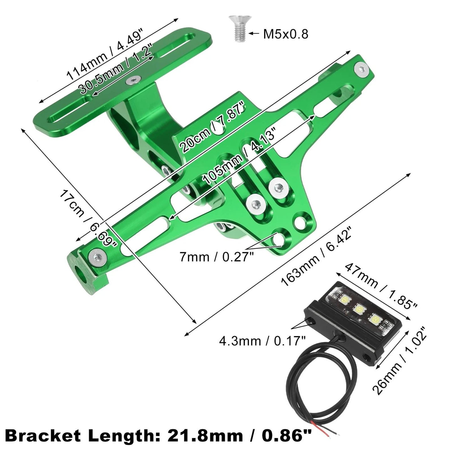 License Plate Bracket Fender E-liminator OEM Turn Signal for Motorcycle