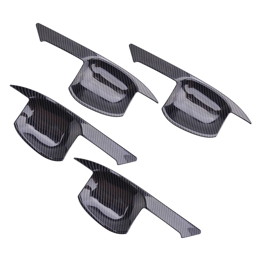 4x Carbon Fiber Door Handle Bowl Covers for Hyundai Tucson (2016-2019)