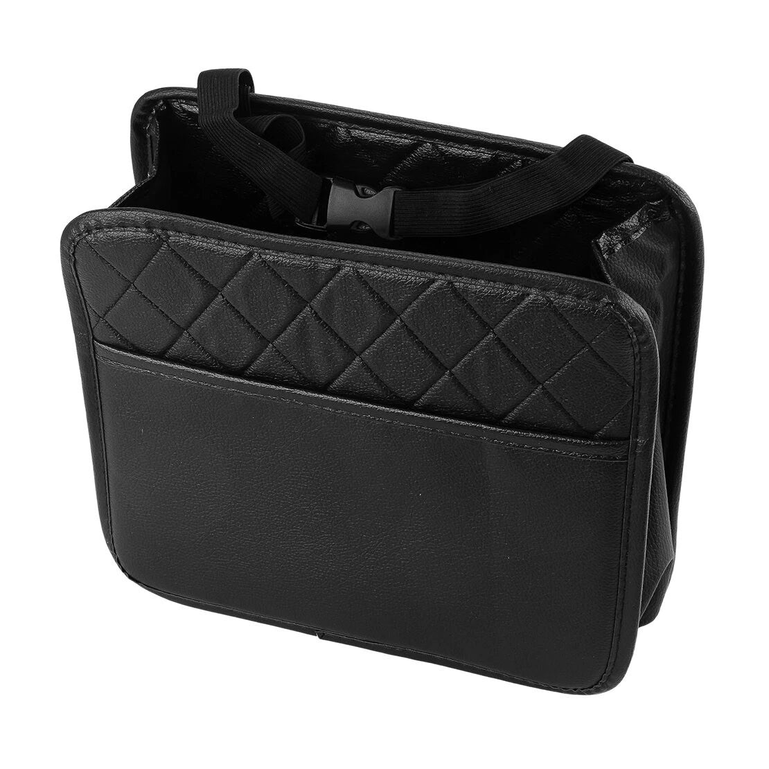 Car Rear Seat Organizer PU Leather Storage Tablet Holder
