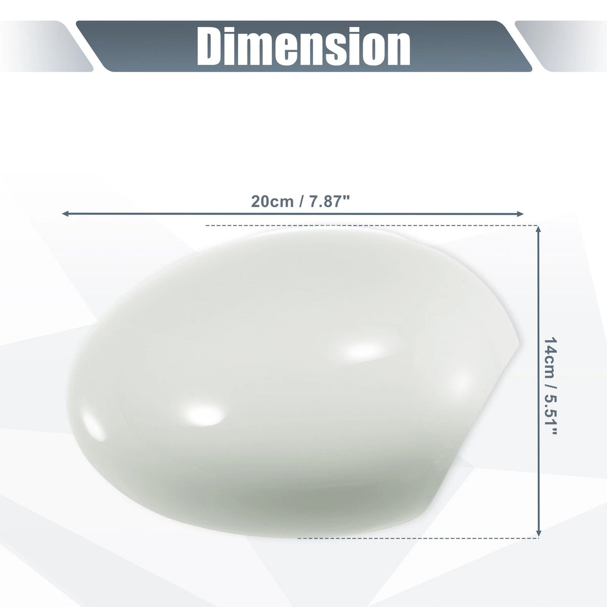 Mirror Cover Right Side White for BMW Mini Clubman R55 Hatchback Cooper R56