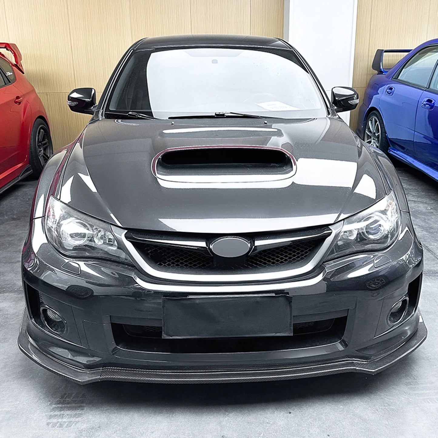 Front Spoiler Lip Splitter Body Kit for Subaru Impreza WRX STI (2011-2014)