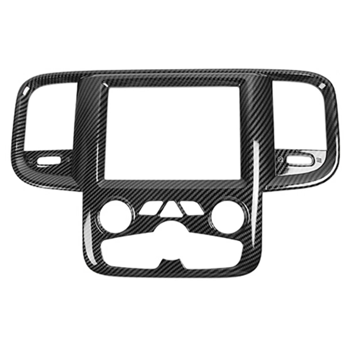 Carbon Fiber Console Navigation GPS Panel Cover for Dodge Ram (2011-2017)