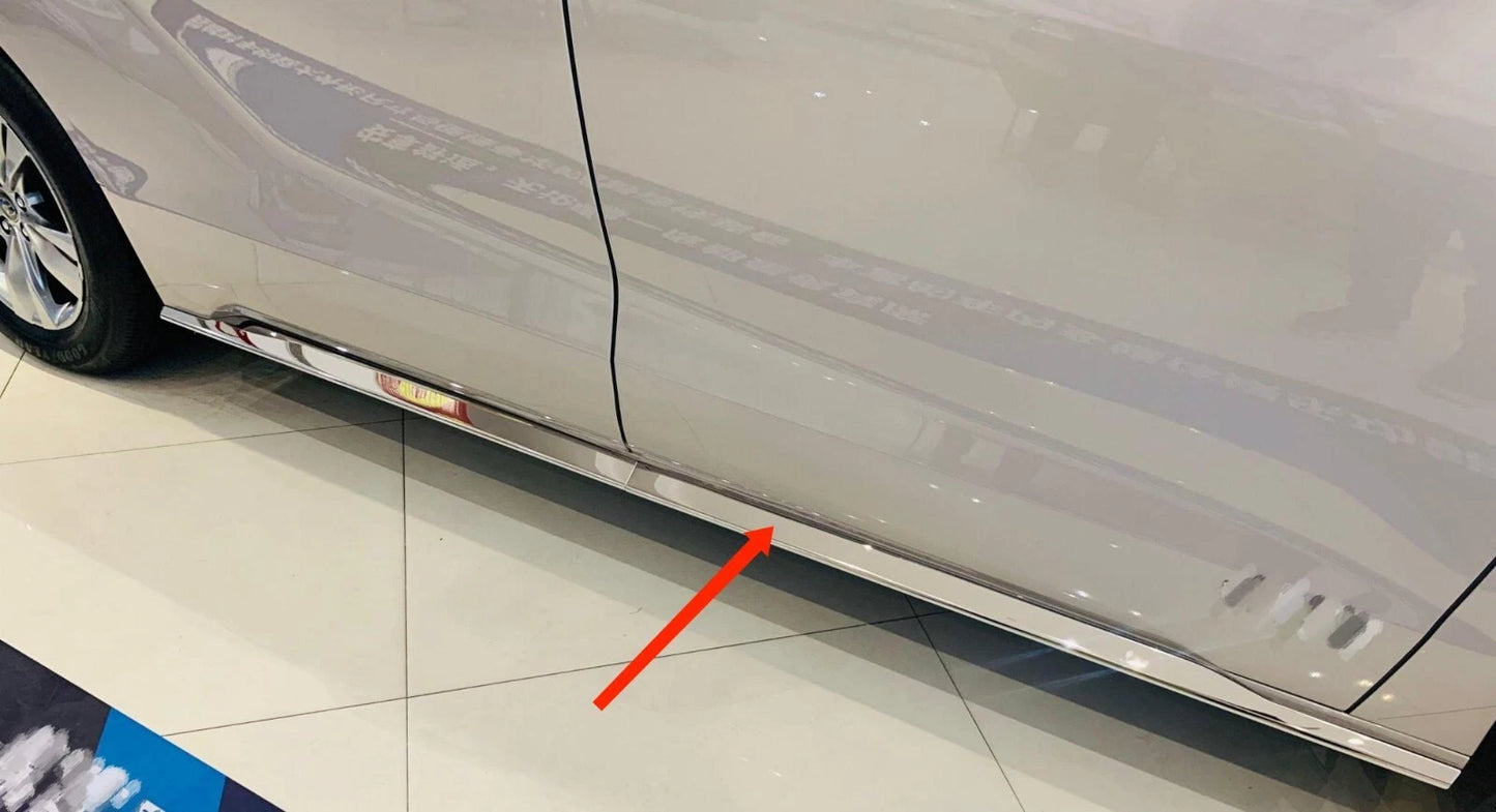 Side Cover Trim for 2021-2023 Toyota Sienna Stainless Steel 4 x Pieces (2021-2023)