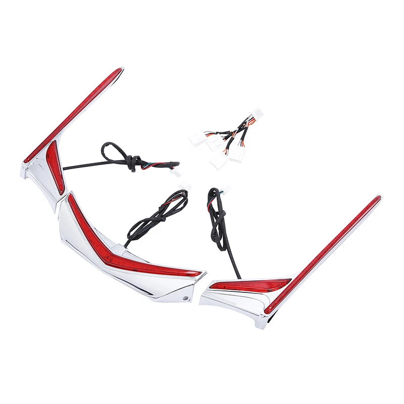 Chrome Fender Tip LED Light Strip for Honda GL1800 (2012-2017)