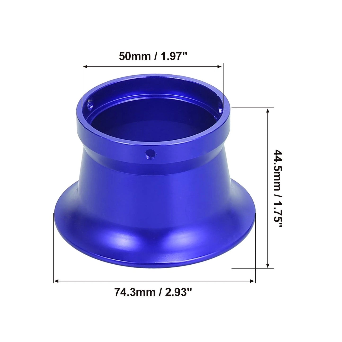 50mm Inner Dia Motorcycle Air Filter Velocity Stack Aluminum Alloy