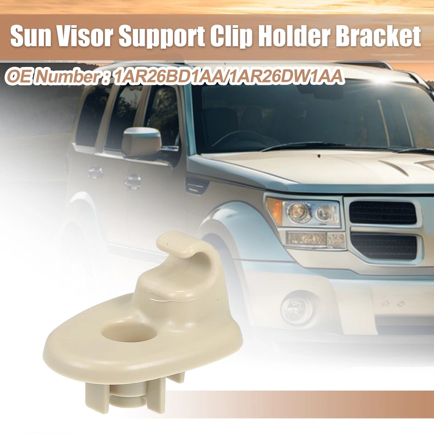 Sun Visor Support Clip Retainer for Jeep Liberty