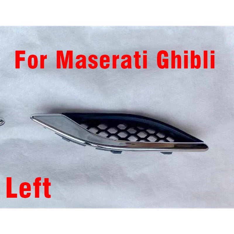 Left Front Fender Grille Mesh Cover Trim for Maserati Ghibli (2013–2023)