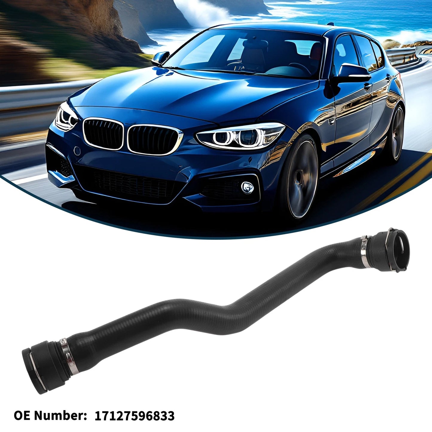 Radiator Hose for BMW 1 Series F20 F21 2010-2015 (2 x)