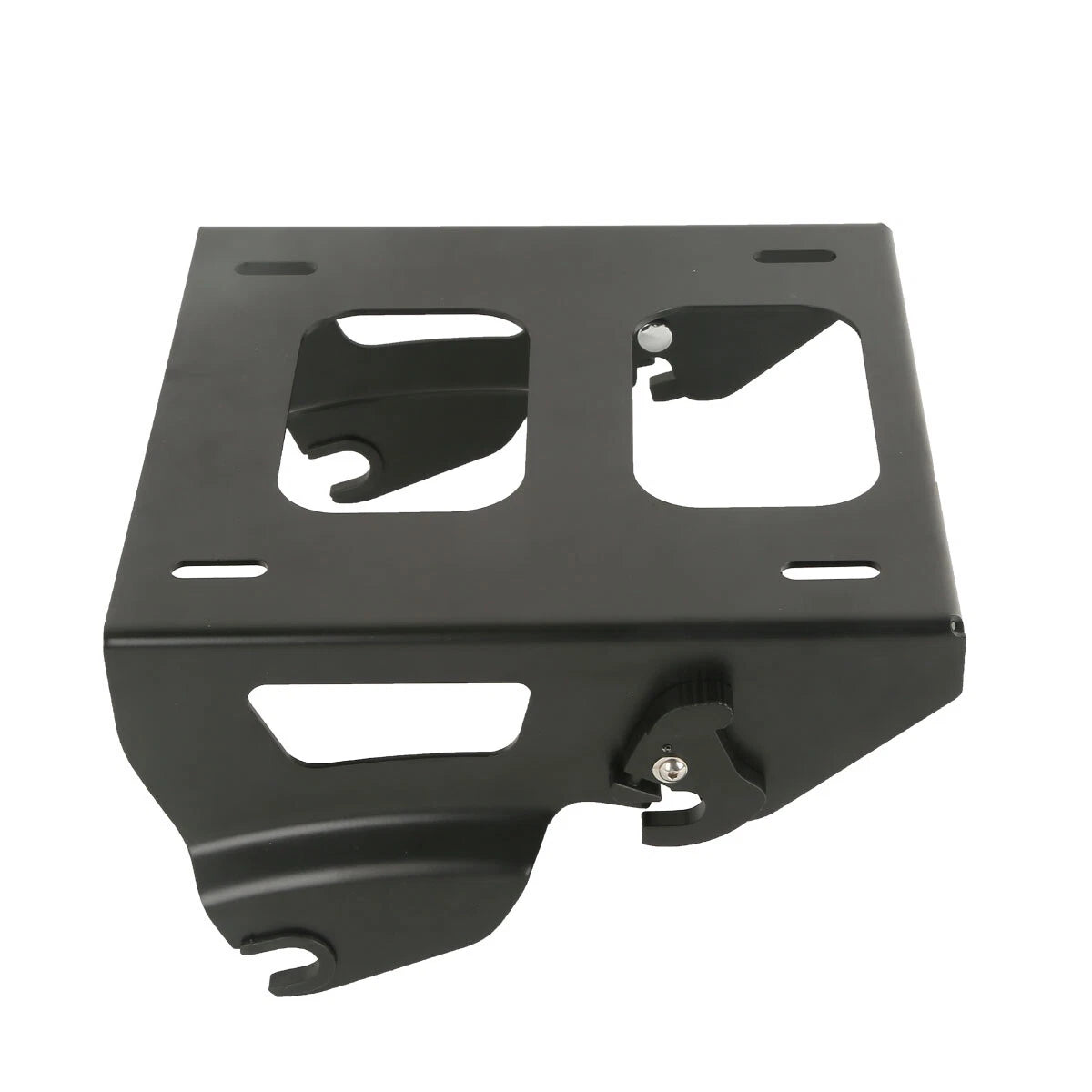 Black King Trunk Luggage Rack Solo Mount for Harley Touring (2014-2025)