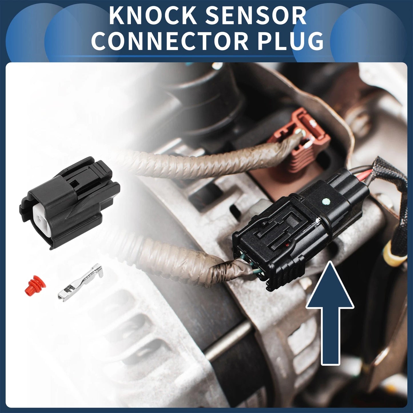 Pin Knock Sensor Connector Plug for Honda K20 (2001-2006)