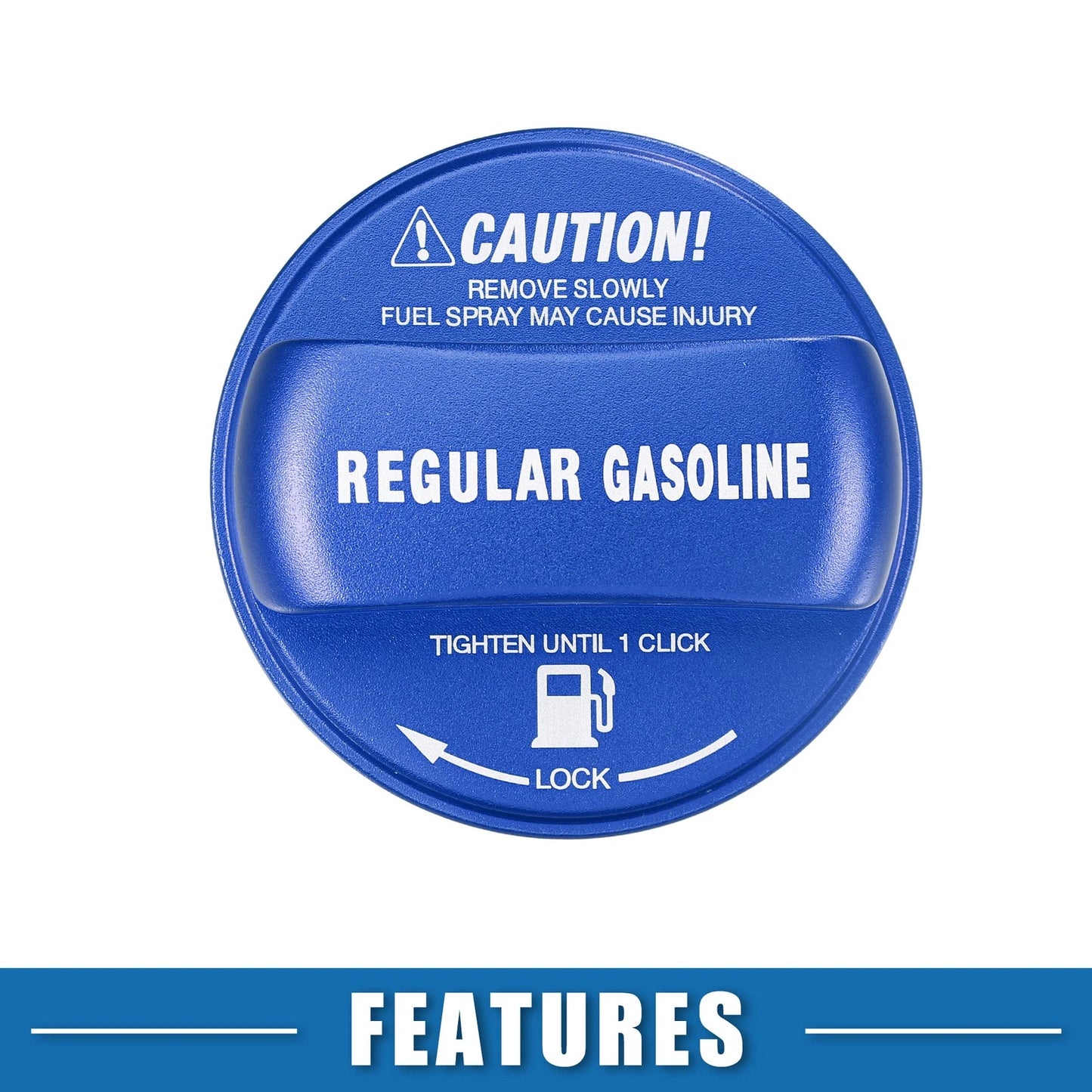 Car Oil Fuel Cap Decorative Sticker for Honda Odyssey (2014-2020) Blue