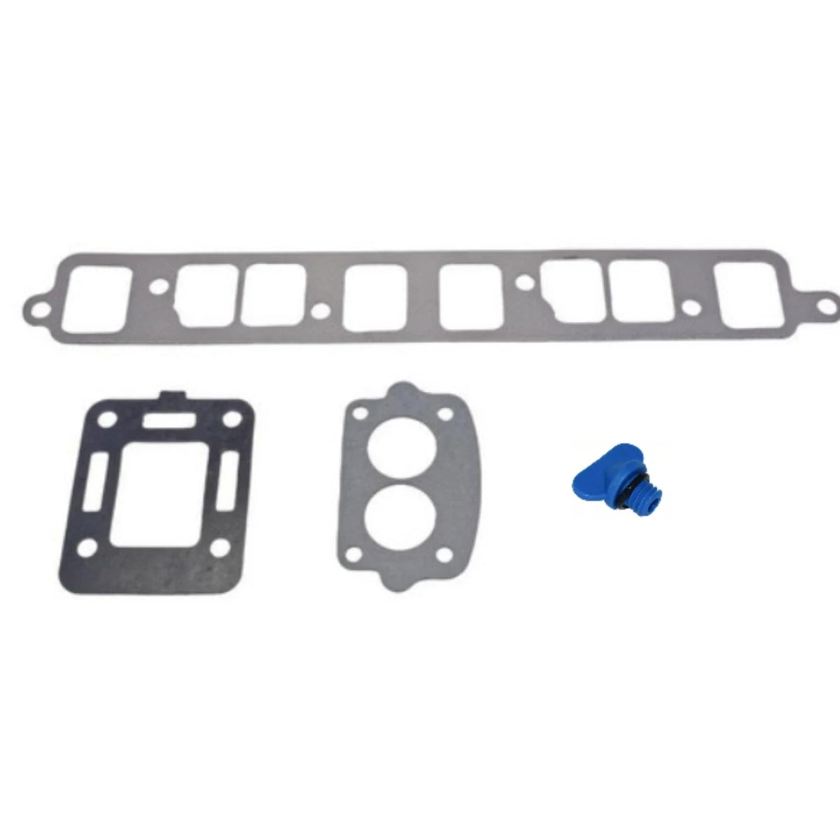 Exhaust Manifold Gasket & Drain Plug for Mercruiser 181 4cyl (1973-1990)