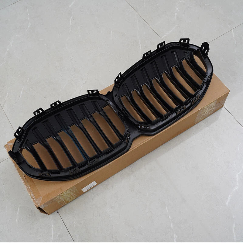 Glossy Black Front Bumper Kidney Grille for BMW 1 Series F40 (2019-2023)