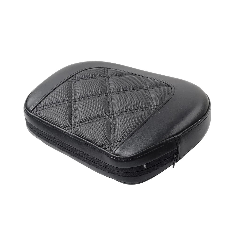 Black Stitching Sissy Bar Backrest Pad for Harley Electra Glide (2014-2023)