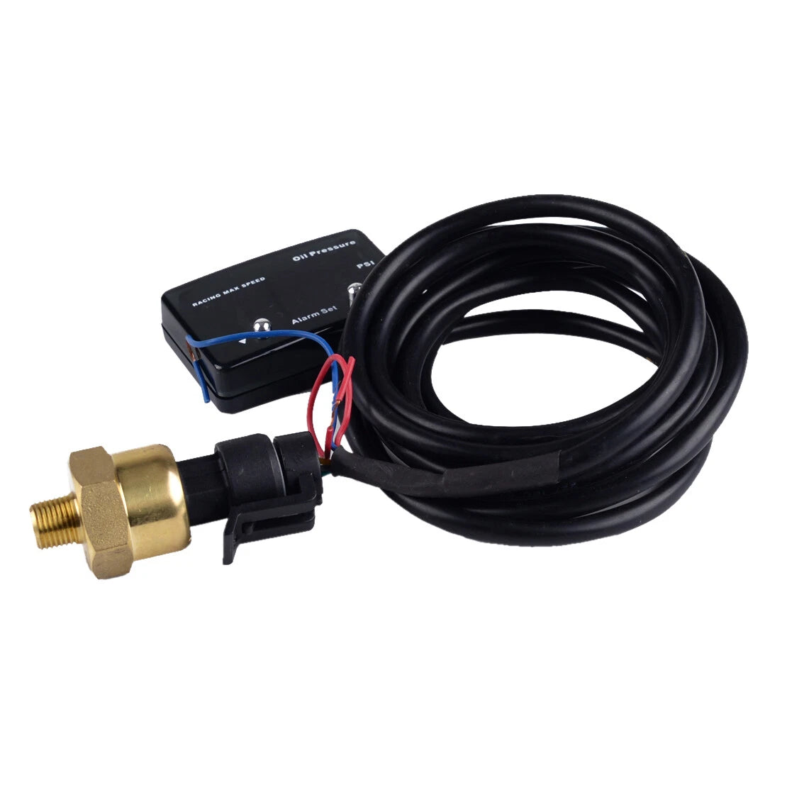 12V LED Oil Pressure Gauge Meter with 1/8NPT Sensor for Car