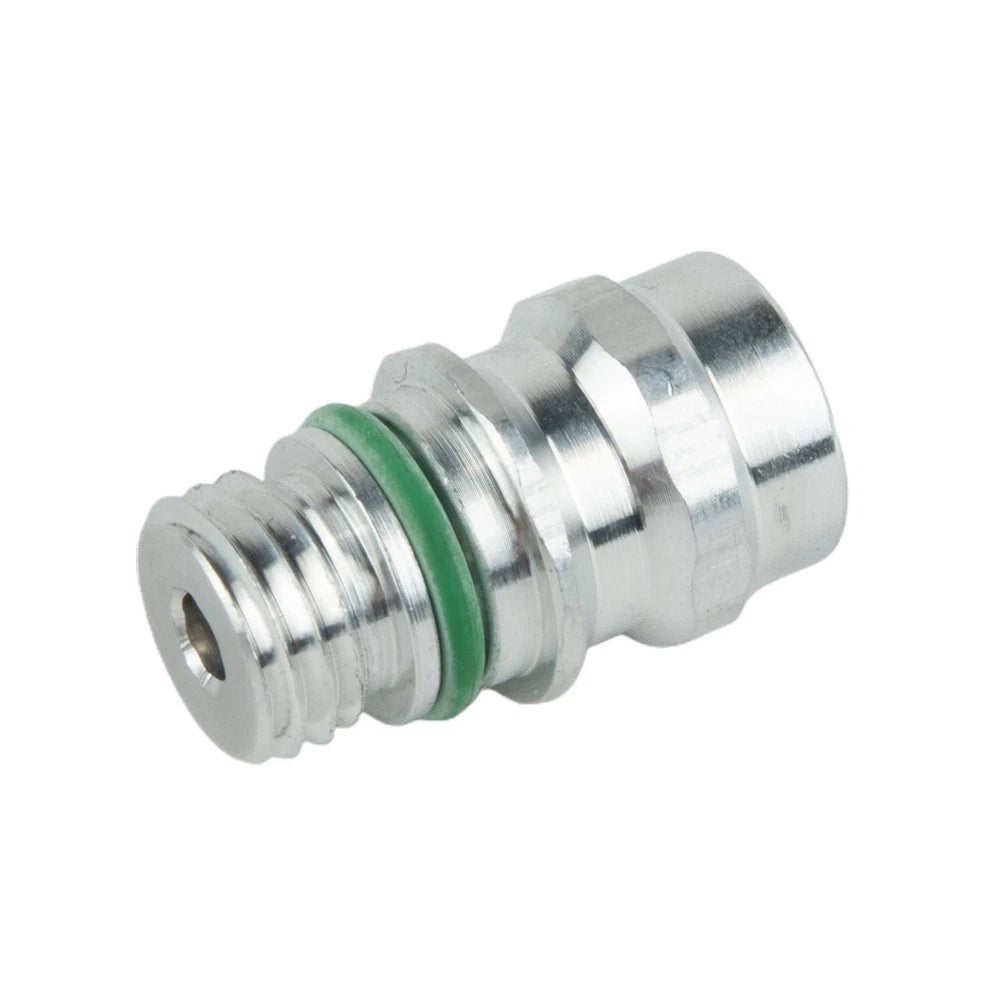 1pc A/C Service-Valve High Side R-134a Port Adapter With Replaceable Valve Cores for Vehicle