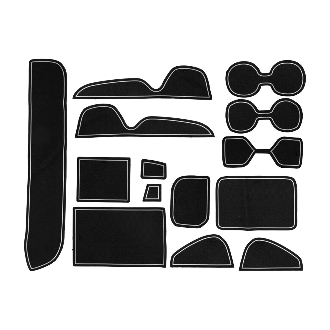 Door Mat Cup Pads Accessories for Toyota RAV4 (2019-2023)