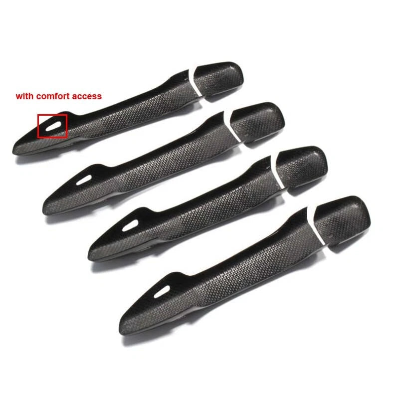 Real Carbon Fiber Door Handle Knob Cover Trim For Lexus IS250 IS350 F Sport