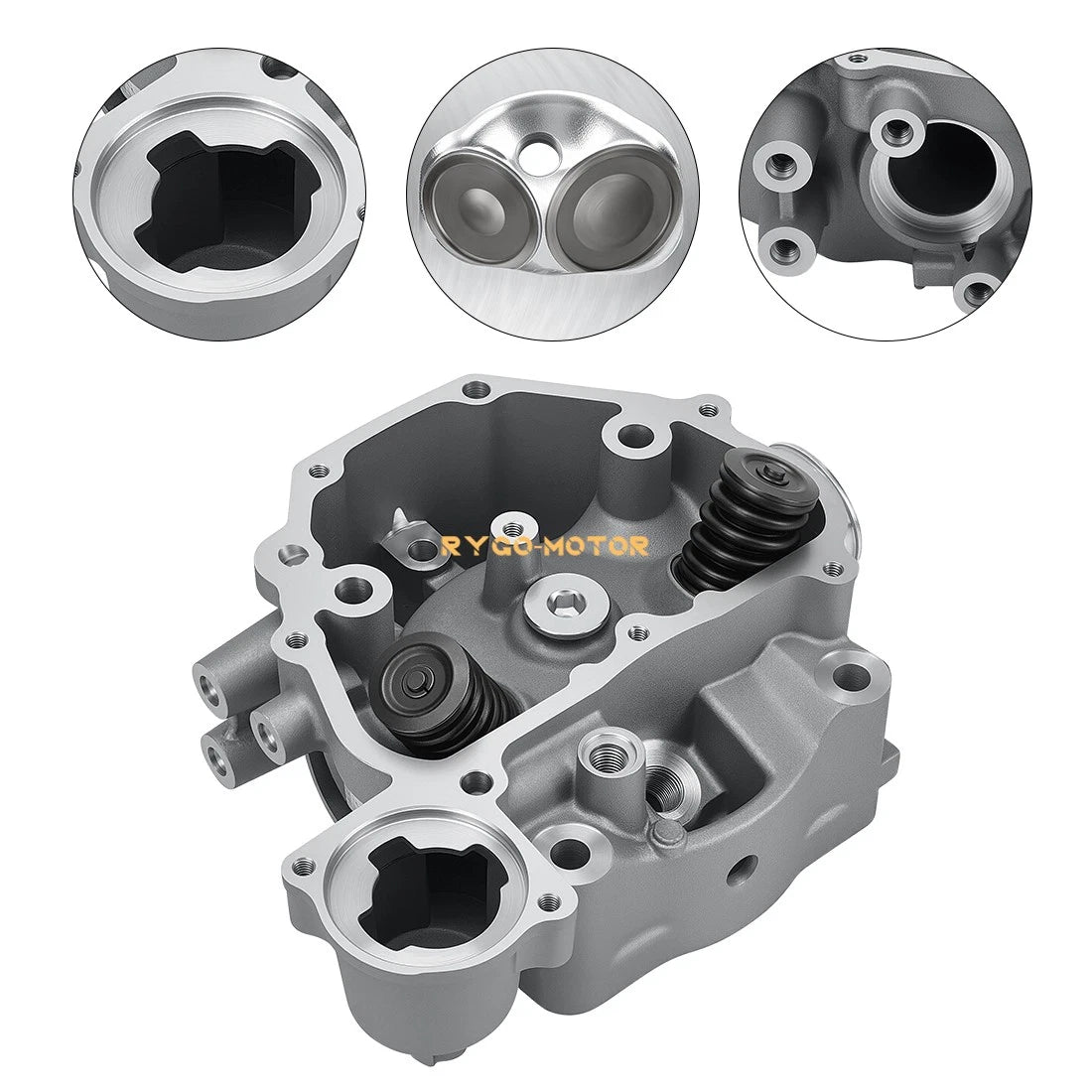 Cylinder Head Assembly Valves Cover & Gaskets for Honda Rancher 420(2009–2024)