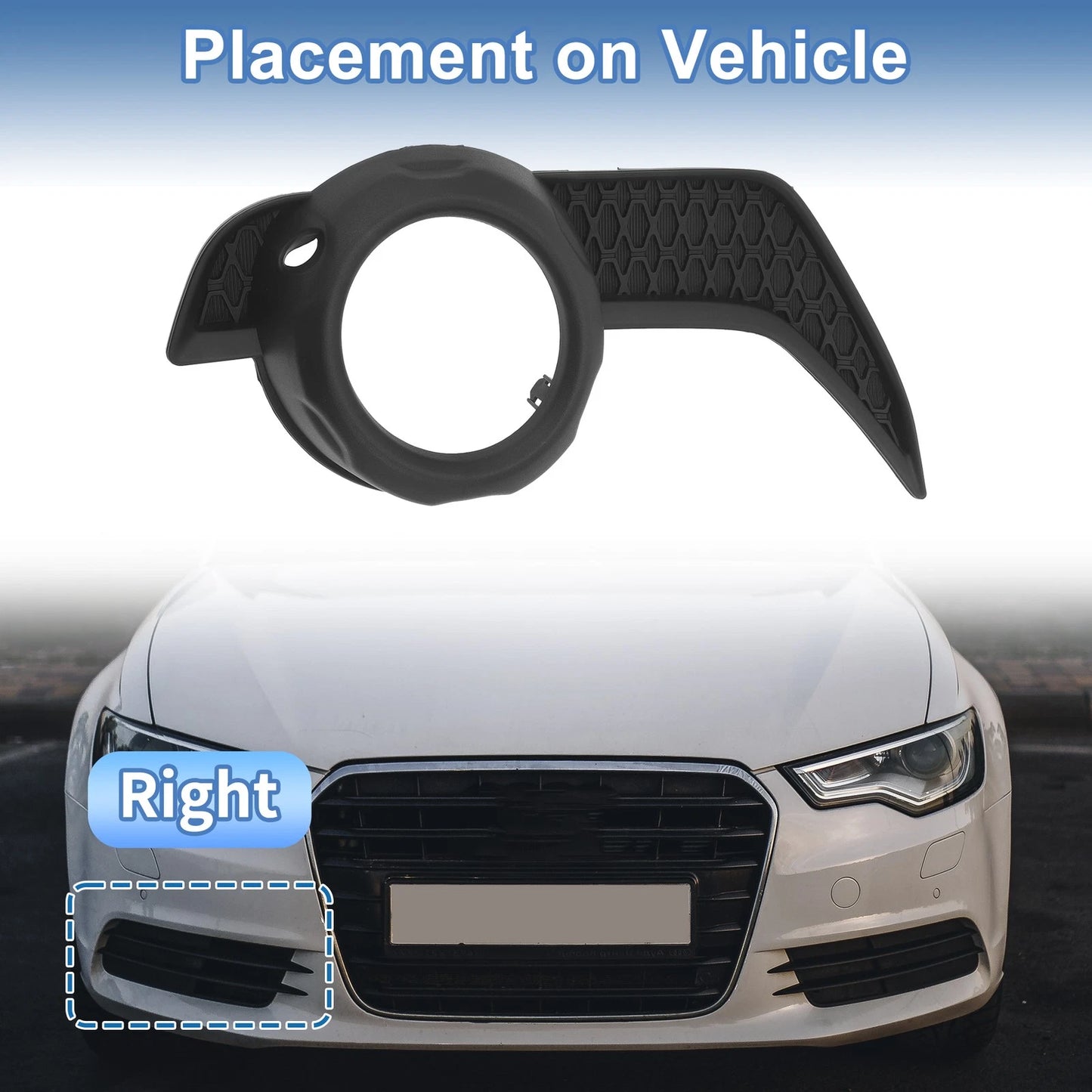 1 Pc Car Front Right Fog Light Grill for Toyota 4Runner (2014–2021)