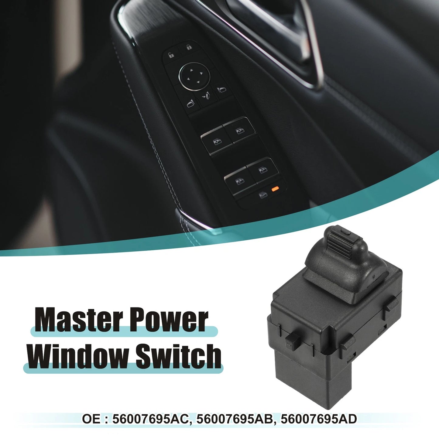 Front Passenger Side Power Window Switch for Dodge Dakota (2000 - 2004)