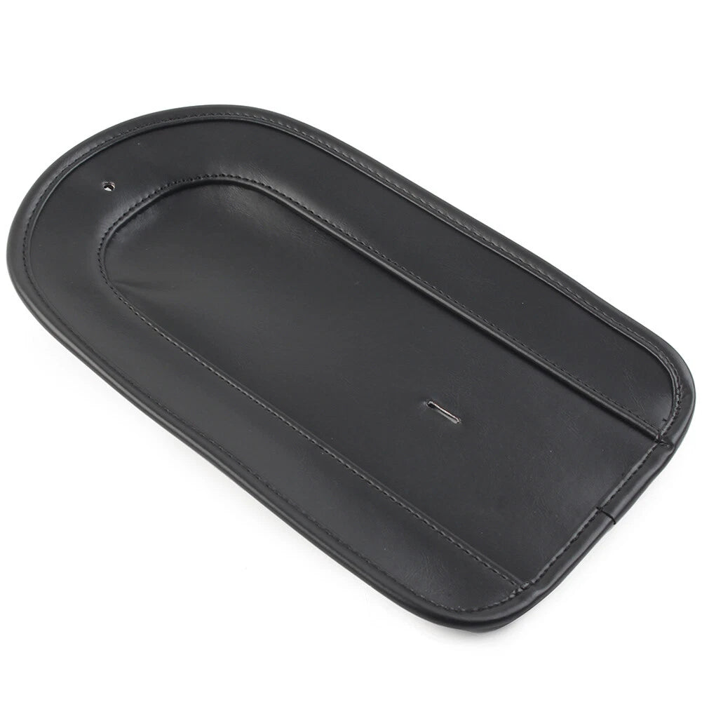 Black Rear Fender Bib Solo Seat for Harley Fatboy Softail Deluxe (2006-2010)