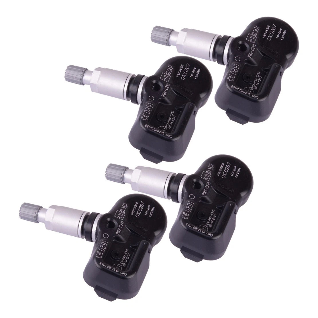 4 x TPMS Tire Pressure Monitoring Sensors for Toyota Auris, Tundra (2007-2023)