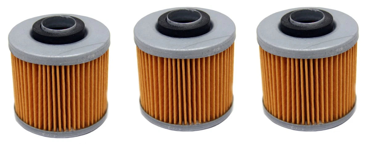 3 x Oil Filters for Yamaha Grizzly 600 4x4 YFM600FW & Raptor 700 YFM700R