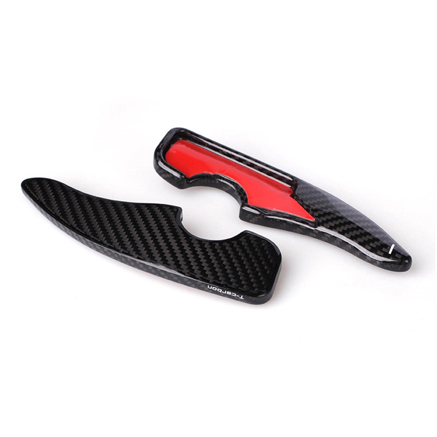 2 x Black Carbon Fiber Shift Paddle Extensions for Toyota GT86 (2012-2020)