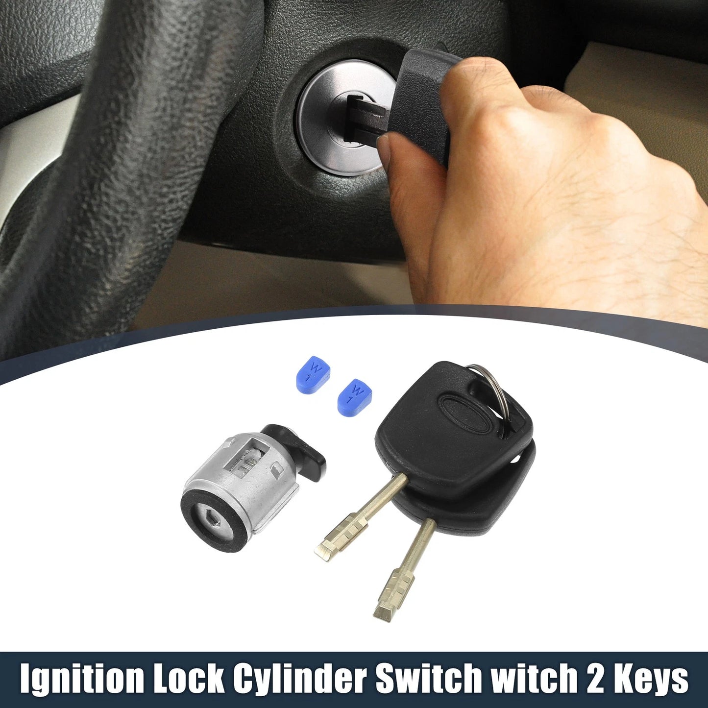 Ignition Lock Switch Set with Keys for Ford Transit Connect XL XLT (2002-2013)
