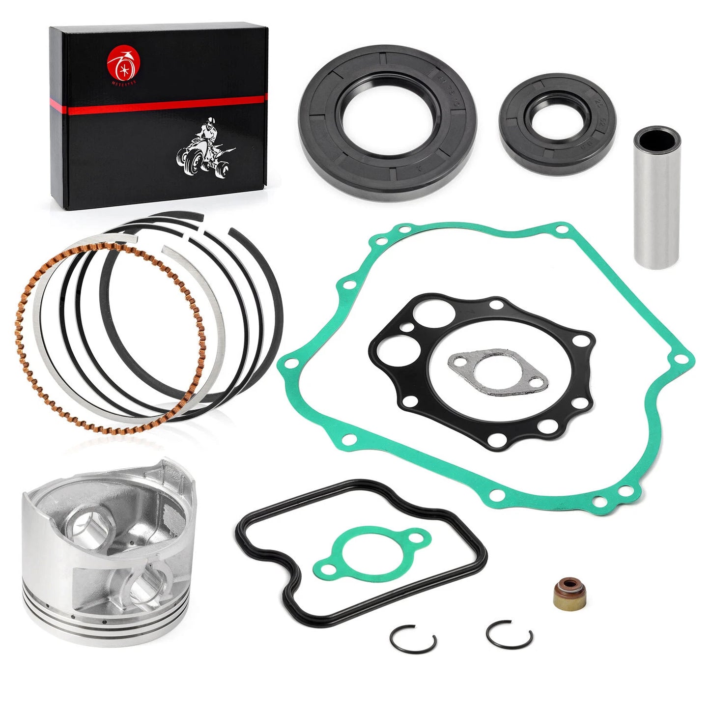 Engine Piston & Ring Gasket Kit for Club Car DS/Precedent FE350 (1996-06)