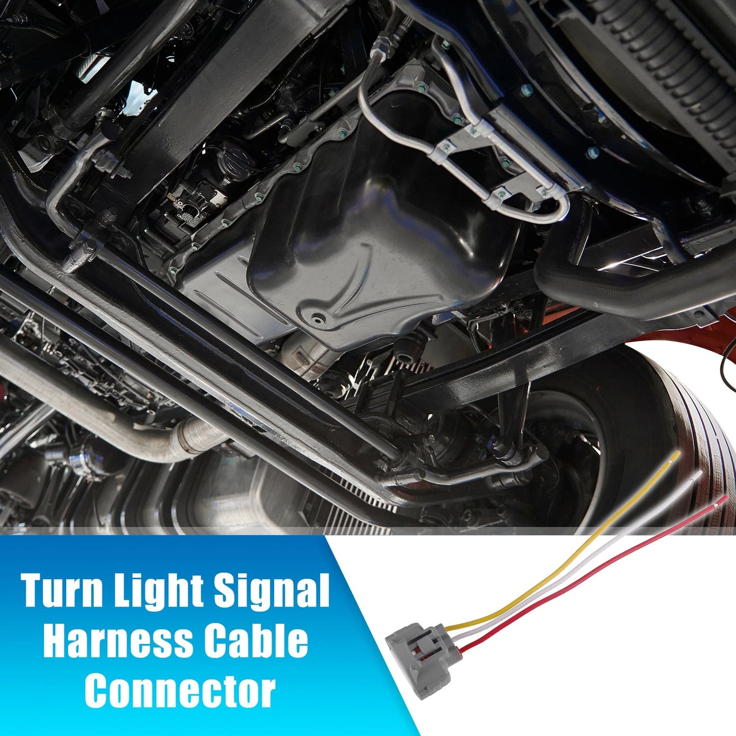1 x 3-way Turn Light Signal Harness Cable Connector for Toyota