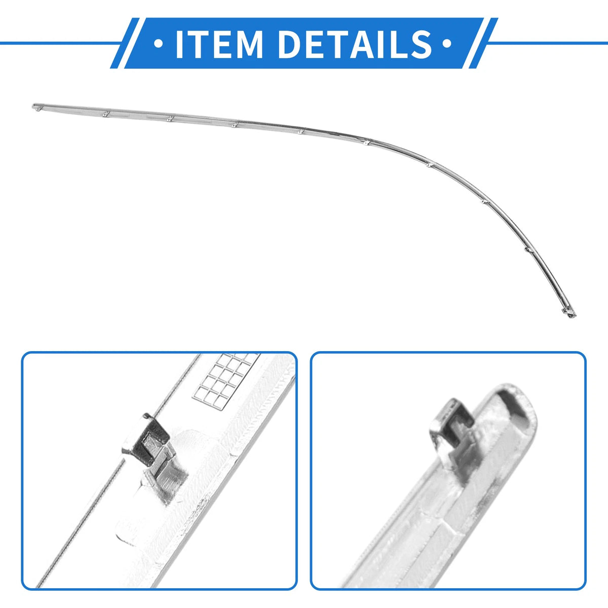 Rear Left Bumper Grille Trim for Mercedes-Benz E350 Coupe 2-Door (2010-2013)