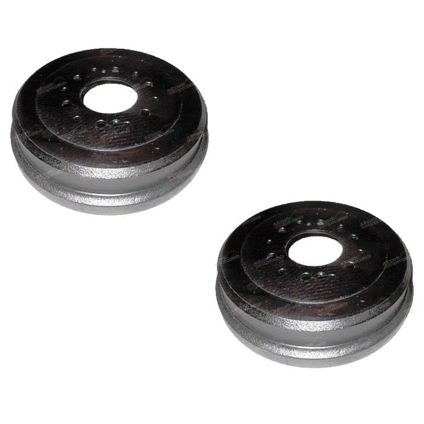 2 x Rear Brake Drums for Toyota Hilux LN147 LN152 (1997-2005)