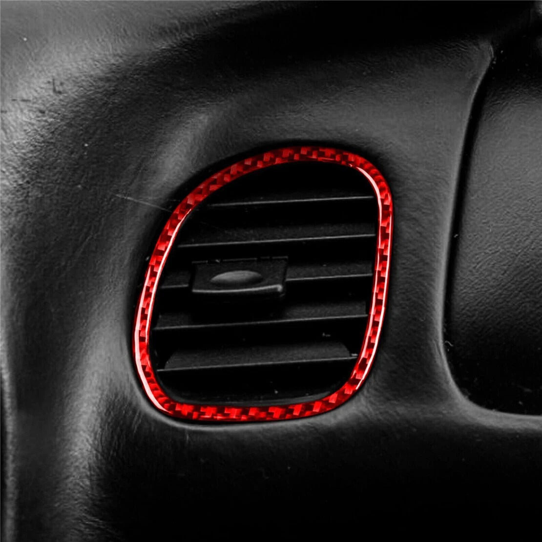 Carbon Fiber Dashboard Air Vent Cover for Chevrolet Corvette C5 (1998-2004)