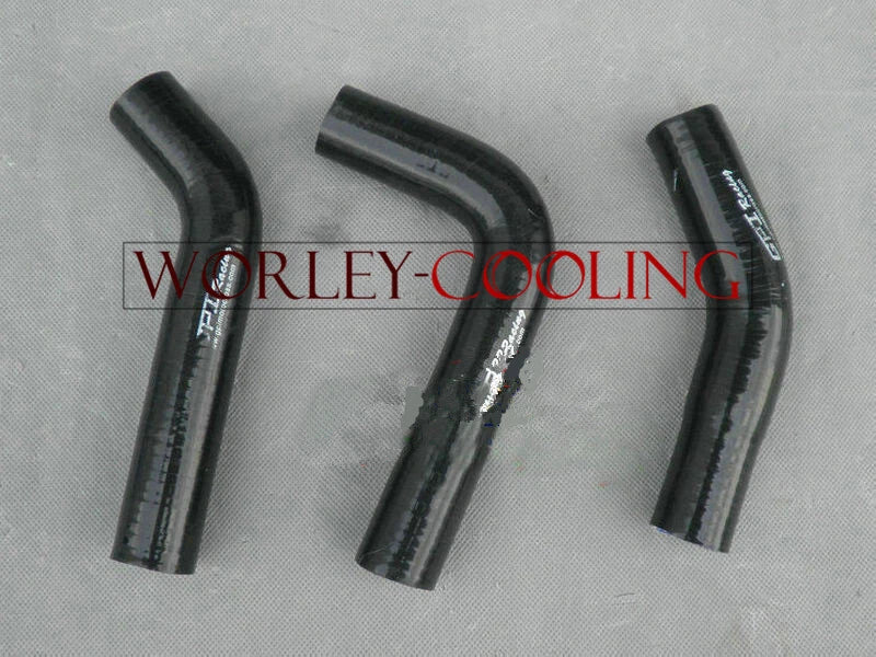 Black Silicone Radiator Hose for YAMAHA RD250 RD350 LC (1980-1983)