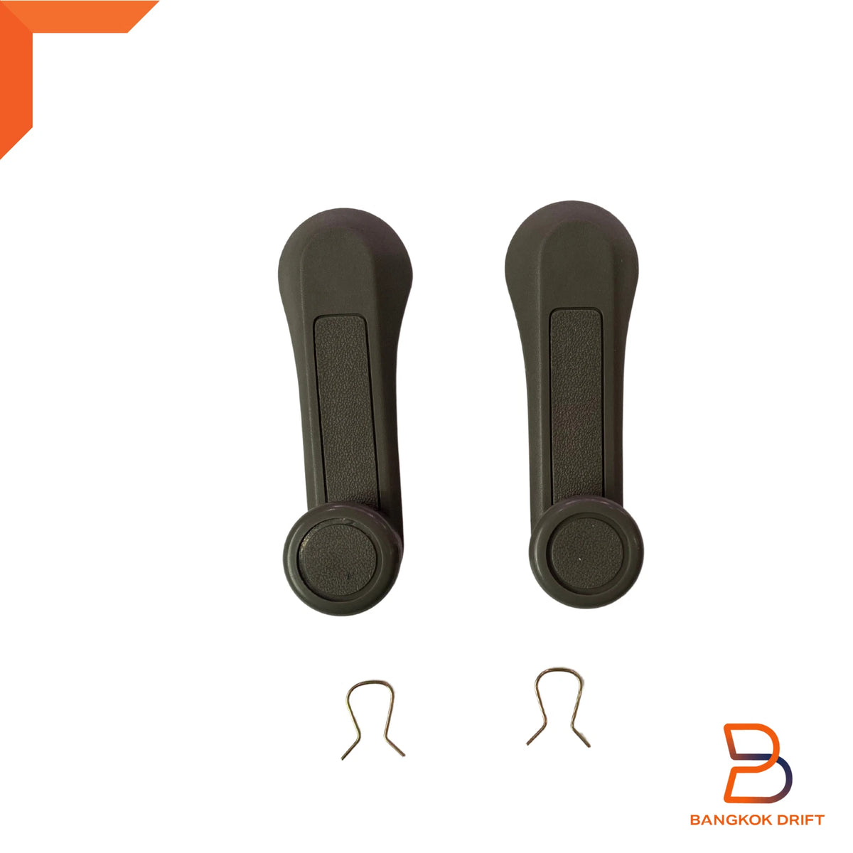 Grey Window Regulator Winder Handles for Isuzu Holden Rodeo (TF) (1997-2003)