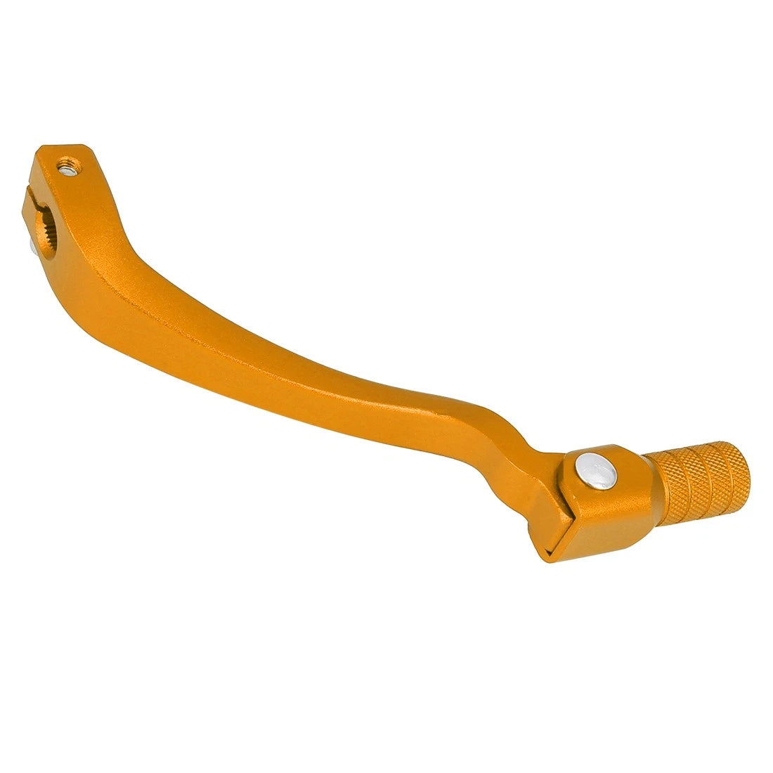 0.39" Aluminum Alloy Motorcycle Shift Lever Folding Gear Shifter Gold Tone for Make Model